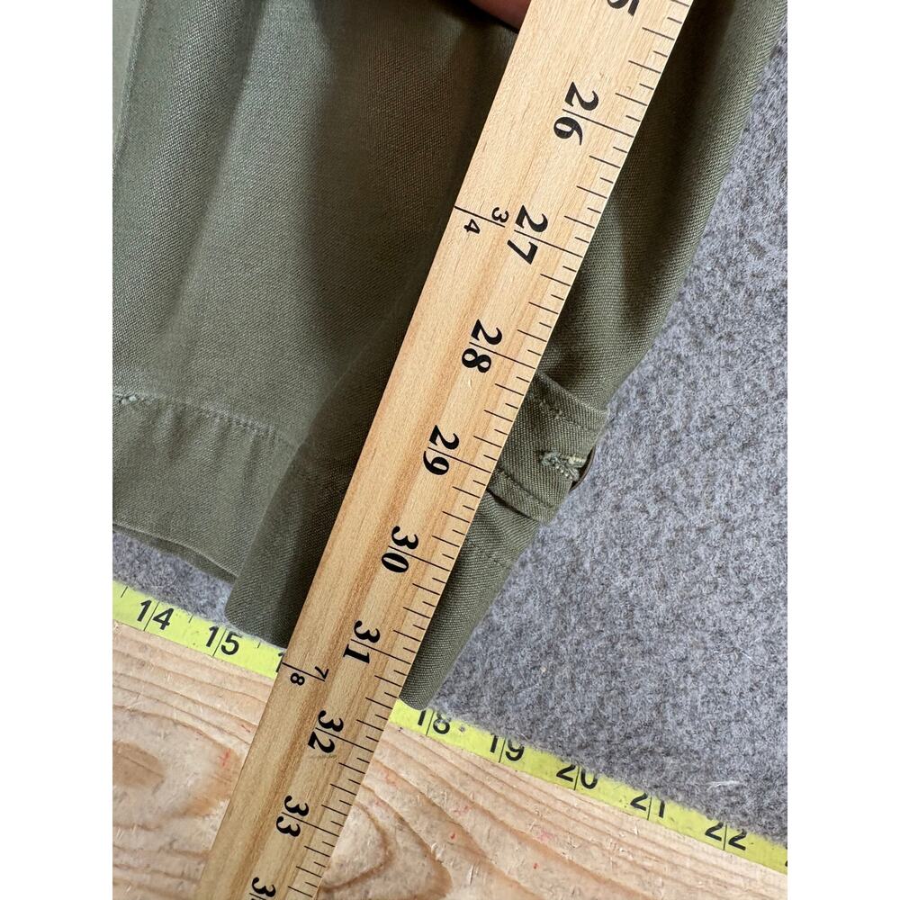Vintage 50s US Army M1943 Field Trousers Pants Men 34 Green Military Utility HPT - Picture 11 of 11
